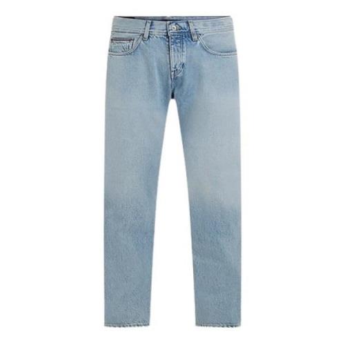 Klassieke Straight Leg Jeans Tommy Hilfiger , Blue , Heren