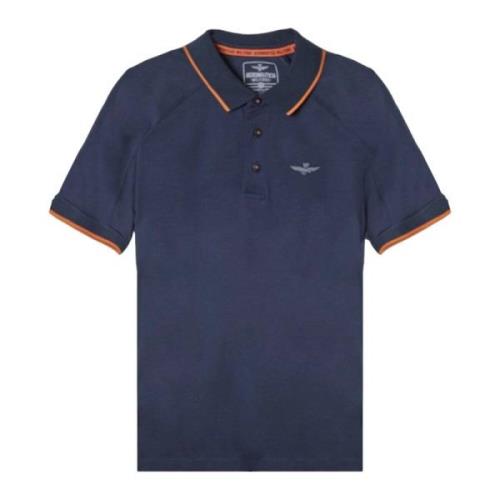 Polo Shirts Aeronautica Militare , Blue , Heren