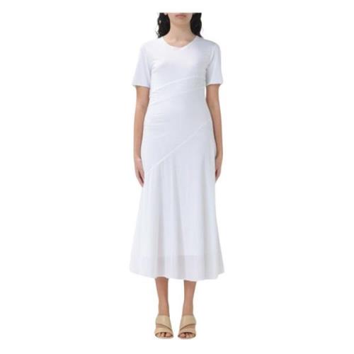 Midi Dresses add , White , Dames