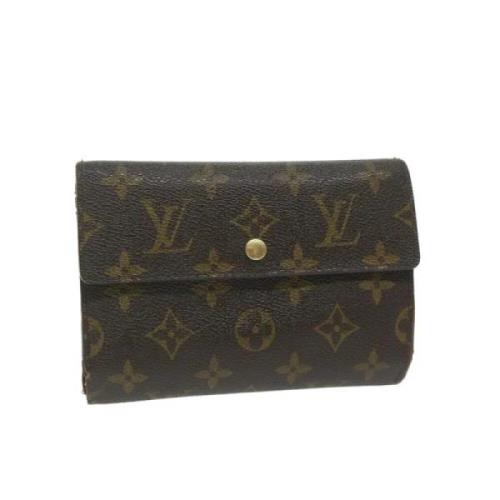 Pre-owned Canvas wallets Louis Vuitton Vintage , Brown , Dames