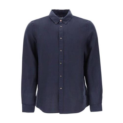 Casual Katoenen Overhemd PS By Paul Smith , Blue , Heren