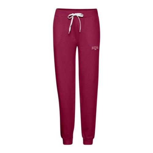 Relaxte silhouet sweatpants in Magenta Ball , Red , Dames