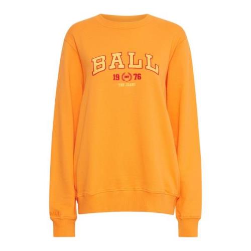 L. Taylor Sweatshirt Herfstglorie Ball , Orange , Dames