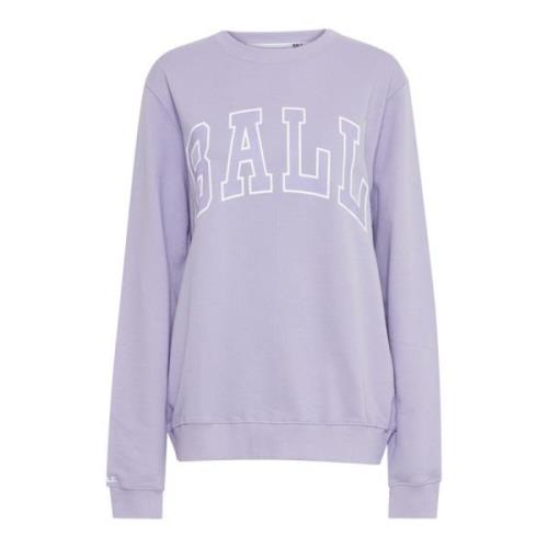 Lavendel Sweatshirt, Gezellig & Stijlvol Ball , Purple , Dames