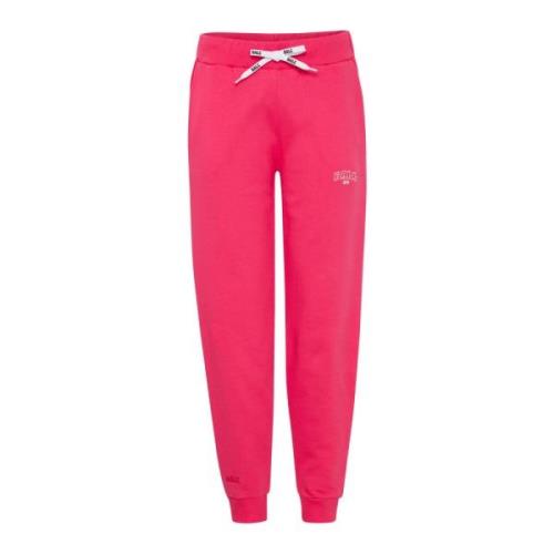 Roze Sweatpants met Geborduurde Details Ball , Pink , Dames