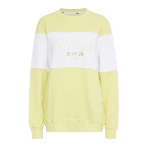 Sun Light Sweatshirt J. Montana Ball , Yellow , Dames