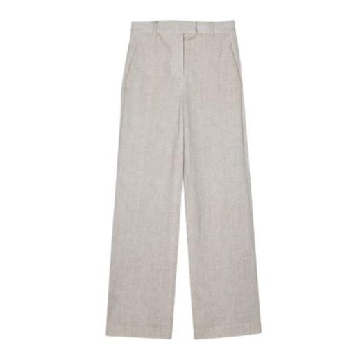 Wide Trousers Circolo 1901 , Beige , Dames