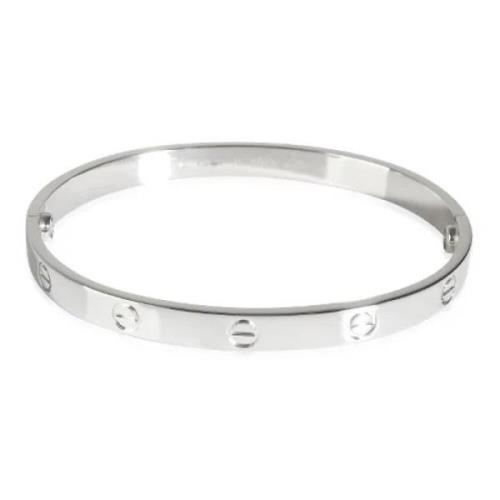 Pre-owned White Gold bracelets Cartier Vintage , Gray , Dames