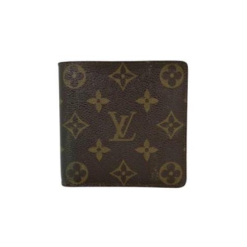 Pre-owned Canvas wallets Louis Vuitton Vintage , Brown , Heren
