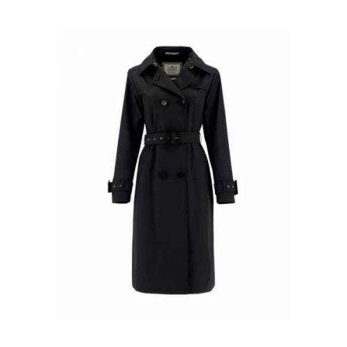 Trench Coats Herno , Black , Dames