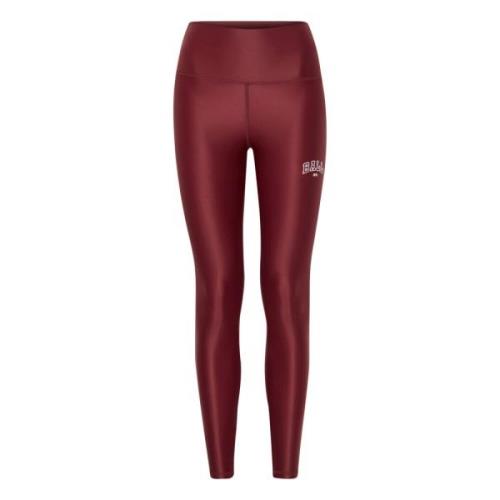 Stijlvolle Sport Leggings Bordeaux Ball , Brown , Dames