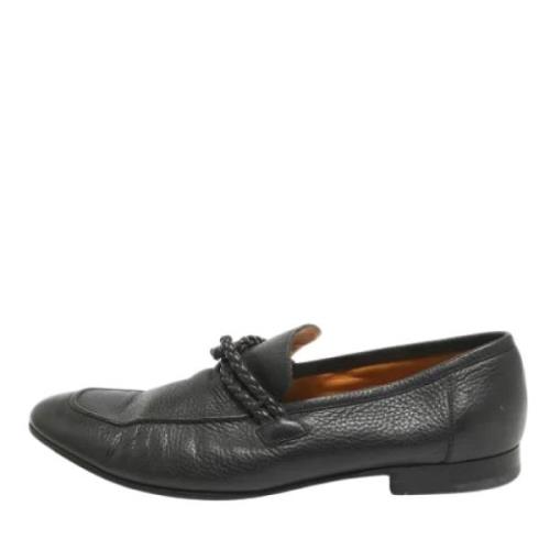 Pre-owned Leather flats Gucci Vintage , Black , Heren