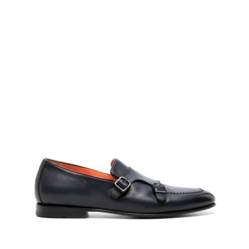 Business Shoes Santoni , Blue , Heren