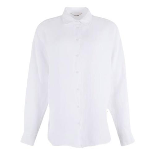 Butto blouses wit Moscow , White , Dames