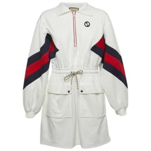 Pre-owned Knit dresses Gucci Vintage , White , Dames