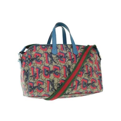 Pre-owned Canvas handbags Gucci Vintage , Multicolor , Unisex
