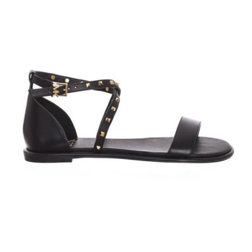 Flat Sandals Michael Kors , Black , Dames