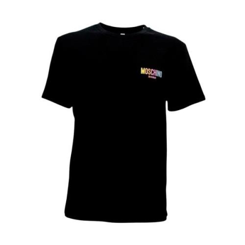 T-Shirts Moschino , Black , Heren