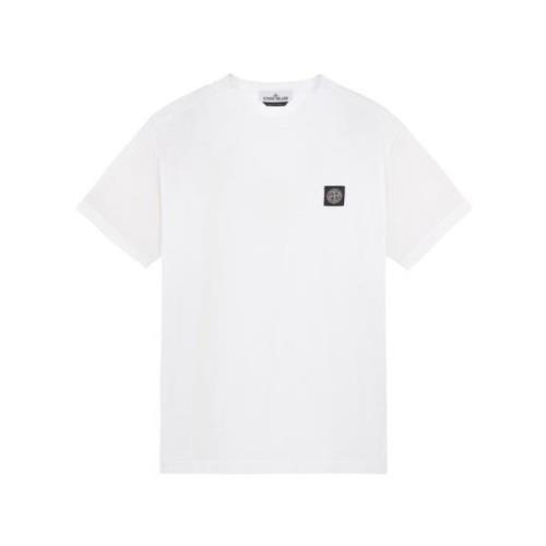 T-Shirts Stone Island , White , Heren