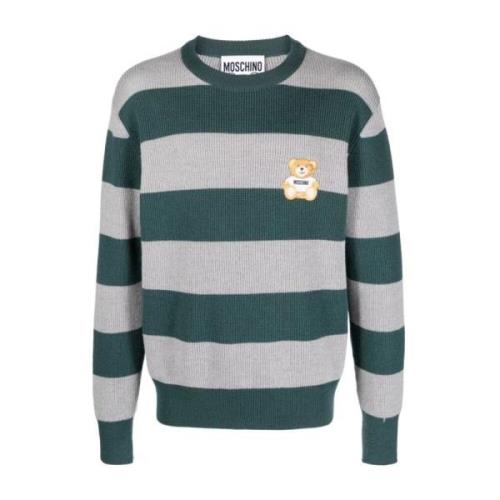 Stijlvolle Sweaters Collectie Moschino , Multicolor , Heren