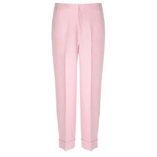 Trousers Max Mara , Pink , Dames
