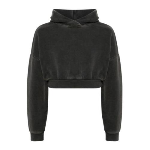 Zwart Gewassen Heavy Hoodie Entire Studios , Black , Heren