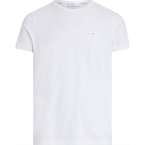 Moderne Stretch Slim Fit T-shirt Calvin Klein , White , Heren