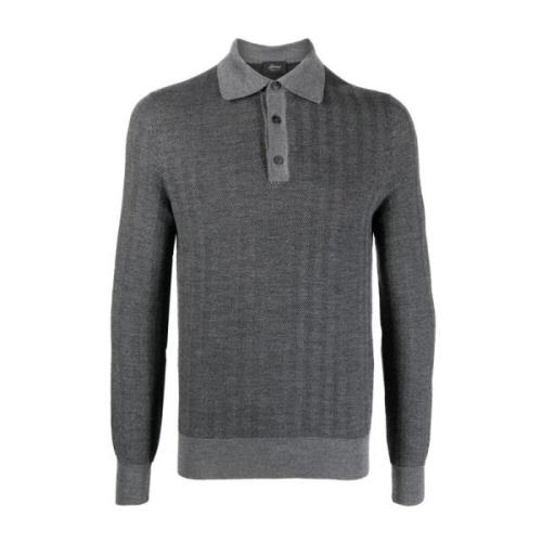 Polo Shirts Brioni , Gray , Heren