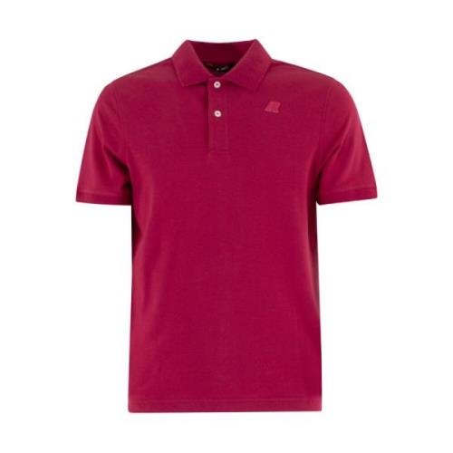  Red Polo Shirt K-Way , Red , Heren