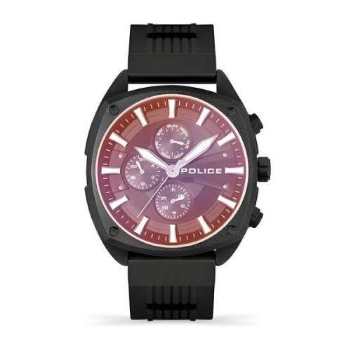 Watches Police , Black , Heren