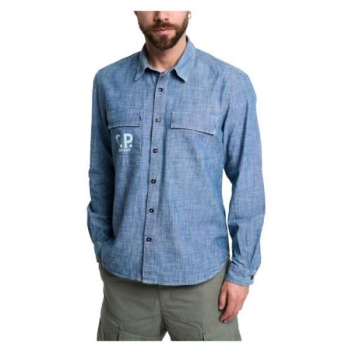 Casual Shirts C.p. Company , Blue , Heren