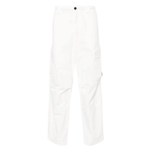 Straight Trousers C.p. Company , White , Heren