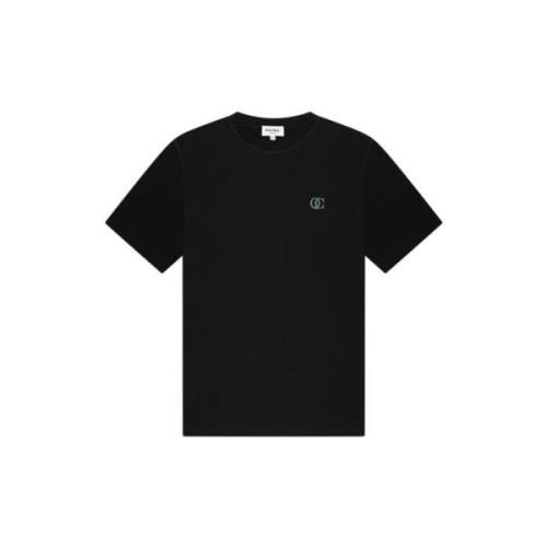 Padua T-Shirt Heren Zwart/Blauw Quotrell , Black , Heren