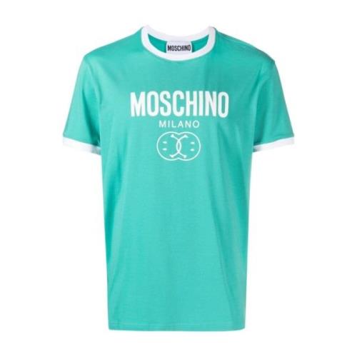 Designer T-shirts en Polos Moschino , Green , Heren