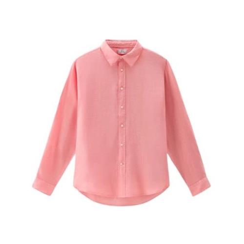 Shirts Woolrich , Pink , Heren