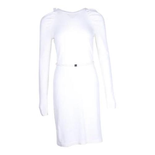 Pre-owned Cashmere dresses Chanel Vintage , White , Dames
