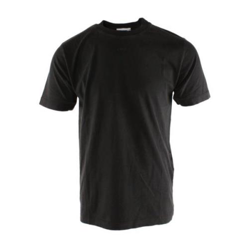 Grijze Katoenen T-shirt Omaa027 F23jer011 Off White , Black , Heren