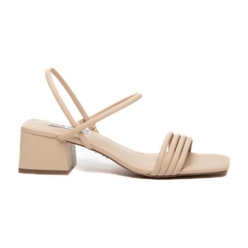 High Heel Sandals Steve Madden , Beige , Dames