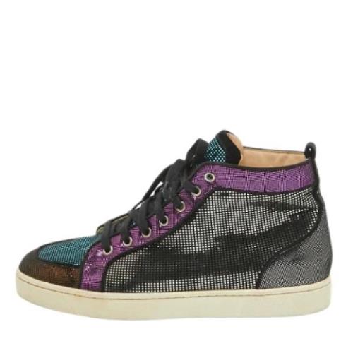 Pre-owned Suede sneakers Christian Louboutin Pre-owned , Multicolor , ...