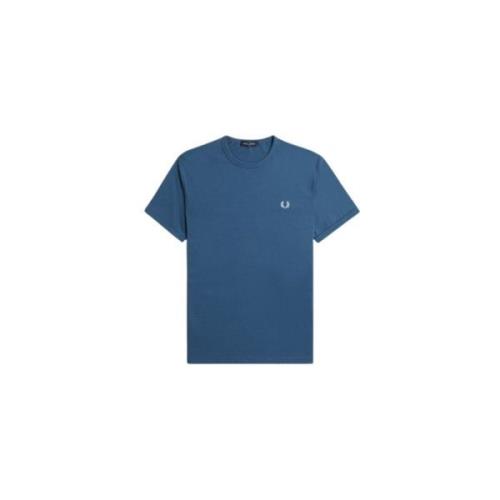T-Shirts Fred Perry , Blue , Heren