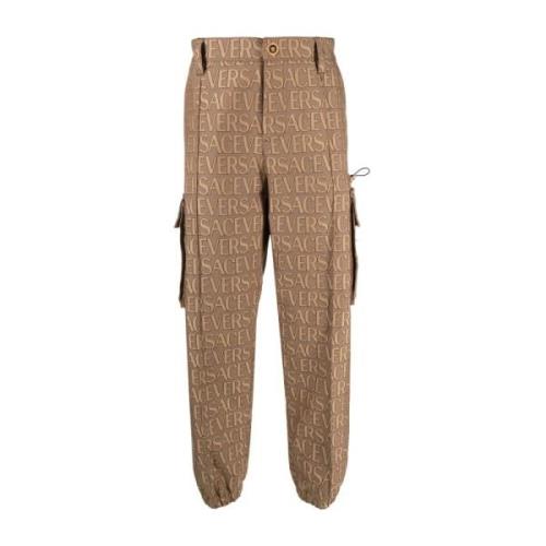 Trousers Versace , Brown , Heren