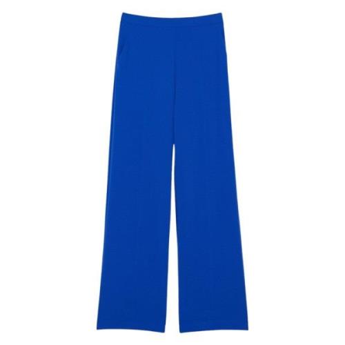 Wide Trousers Patrizia Pepe , Blue , Dames