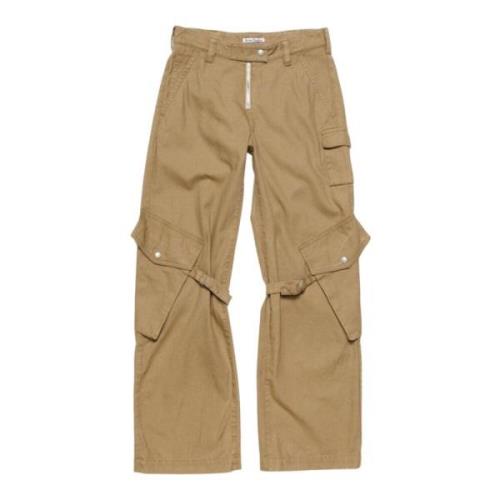 Tapered Trousers Acne Studios , Beige , Dames