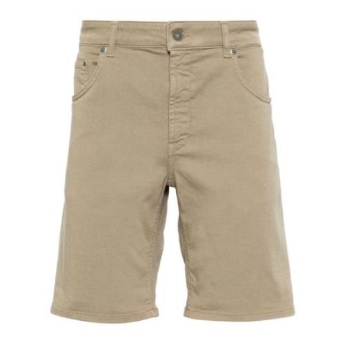 Beige Bermuda Shorts voor Mannen Dondup , Beige , Heren