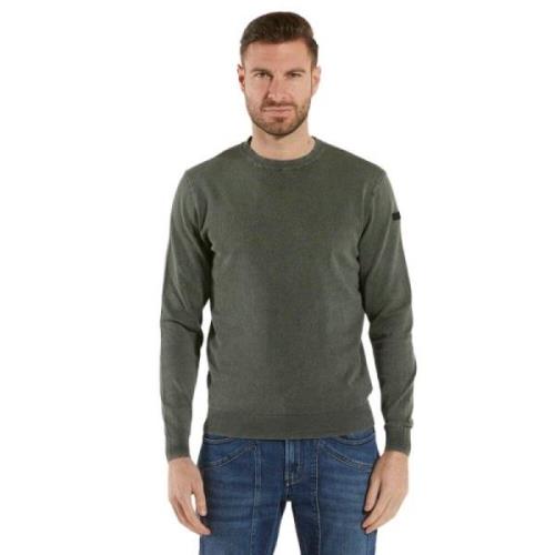 Groene Ronde Hals Techno Was Shirt RRD , Green , Heren