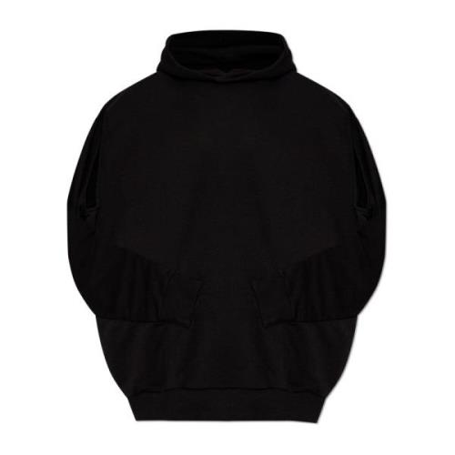 Katoenen hoodie MM6 Maison Margiela , Black , Dames