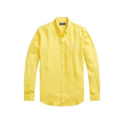 Casual Shirts Polo Ralph Lauren , Yellow , Heren