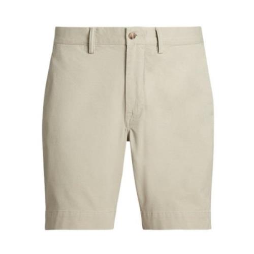 Klassieke Katoenen Stretch Chino Shorts Polo Ralph Lauren , Beige , He...