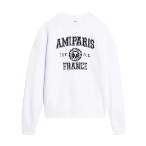 Sweatshirts Ami Paris , White , Heren