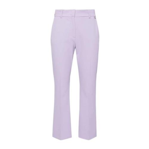Cropped Trousers Liu Jo , Purple , Dames